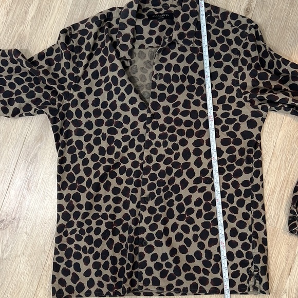 All Saints Leopard Button Up - Stunning - Picture 5 of 5